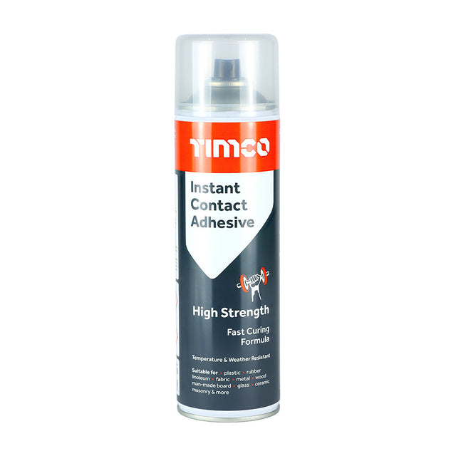 This is an image of Timco - Instant Contact Adhesive - Spray 500ml (1 Each Can) PCS247789