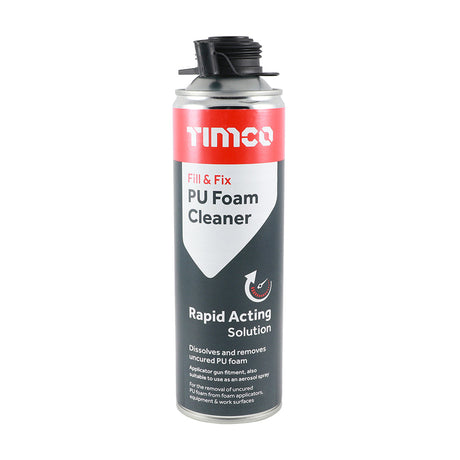 This is an image of Timco - Fill & Fix PU Foam Cleaner 500ml (1 Each Can) PCS247893