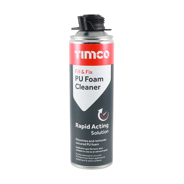 This is an image of Timco - Fill & Fix PU Foam Cleaner 500ml (1 Each Can) PCS247893