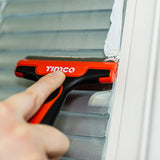 This is an image of Timco - Tile & Glass Scraper 100mm (1 Each Backing Card) 253258
