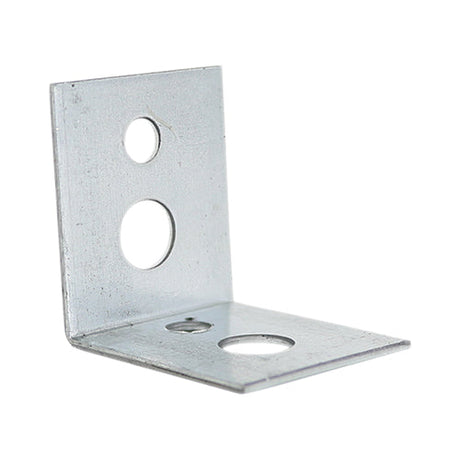 This is an image of Timco - Ceiling Angle Brackets - Galvanised 25 x 25 x 22 x 1mm - (100 PCS Box) 25ABC