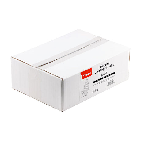 This is an image of Timco - Wooden Jointing Biscuits No. 0 (1000 Pieces Box) 270185