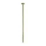 This is an image of Timco - Timber Frame Construction & Landscaping Screws - Wafer - Exterior - Green Organic 8.0 x 275mm - (25 PCS Box) 275INW