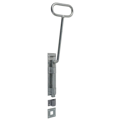 This is an image of Timco - Bow Handle Bolt - Hot Dipped Galvanised 18" (1 Each TIMbag) 287117
