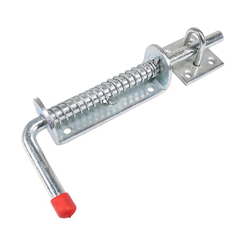 This is an image of Timco - Spring Loaded Animal Bolt - Hot Dipped Galvanised 9" (1 Each TIMbag) 287663