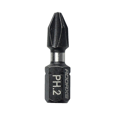This is an image of Timco - Impact Driver Bits - PH No.2 x 25 (10 Pieces Handy Bit Pack) 2PH25X6