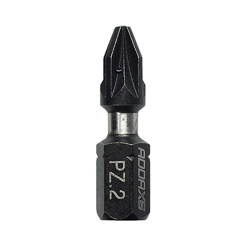 This is an image of Timco - Impact Driver Bits - PZ No.2 x 25 (10 Pieces Handy Bit Pack) 2PZ25X6