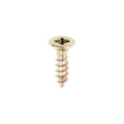 This is an image of Timco - Classic Multi-Purpose Screws - PZ - Double Countersunk - Yellow 3.0 x 12mm - (200 PCS Box) 30012CLAF
