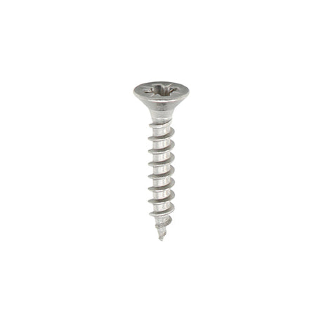 This is an image of Timco - Classic Multi-Purpose Screws - PZ - Double Countersunk - A2 Stainless Steel 3.0 x 12mm - (200 PCS Box) 30012CLASS