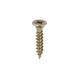 This is an image of Timco - Classic Multi-Purpose Screws - PZ - Double Countersunk - Yellow 3.0 x 16mm - (200 PCS Box) 30016CLAF