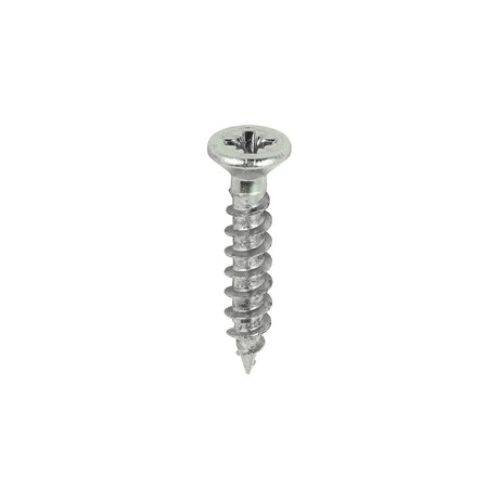 This is an image of Timco - Classic Multi-Purpose Hinge Screws - PZ - Countersunk - Nickel 3.0 x 16mm - (200 PCS Box) 30016CLAHN