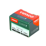 This is an image of Timco - Classic Multi-Purpose Hinge Screws - PZ - Countersunk - Nickel 3.0 x 16mm - (200 PCS Box) 30016CLAHN