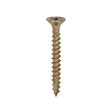 This is an image of Timco - Classic Multi-Purpose Screws - PZ - Double Countersunk - Yellow 3.0 x 25mm - (200 PCS Box) 30025CLAF