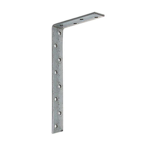 This is an image of Timco - Restraint Straps - Light Duty - Bent - Galvanised 200/100mm 300BRSL