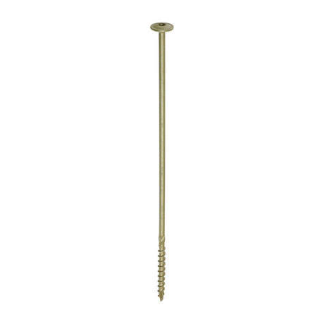 This is an image of Timco - Timber Screws - TX - Wafer - Exterior - Green 8.0 x 300mm - (4 PCS TIMpac) 300INDEXWP