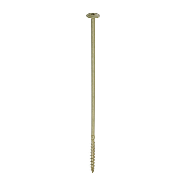 This is an image of Timco - Timber Screws - TX - Wafer - Exterior - Green 8.0 x 300mm - (4 PCS TIMpac) 300INDEXWP