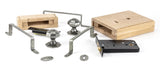 From The Anvil - Pewter Oak Box Lock & Octagonal Knob Set | Sku. 33004 | Trade Door Handles.