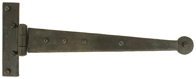 From The Anvil - Beeswax 12" Penny End T Hinge (pair) | Sku. 33006 | Trade Door Handles.