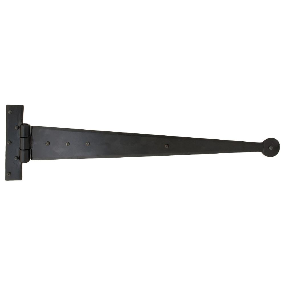 From The Anvil - Black 18" Penny End T Hinge (pair) | Sku. 33009 | Trade Door Handles.