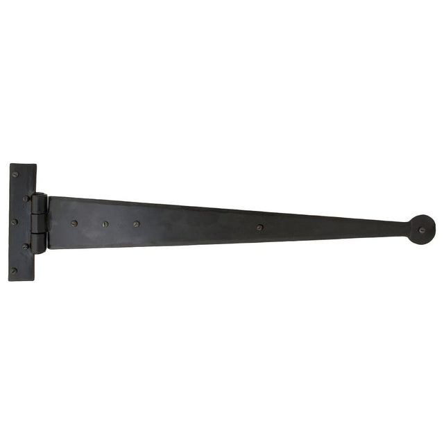 From The Anvil - Black 18" Penny End T Hinge (pair) | Sku. 33009 | Trade Door Handles.