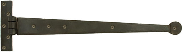 From The Anvil - Beeswax 18" Penny End T Hinge (pair) | Sku. 33010 | Trade Door Handles.