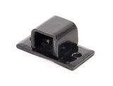 From The Anvil - Black Receiver Bridge for 4" Straight Bolt | Sku. 33013R | Trade Door Handles.