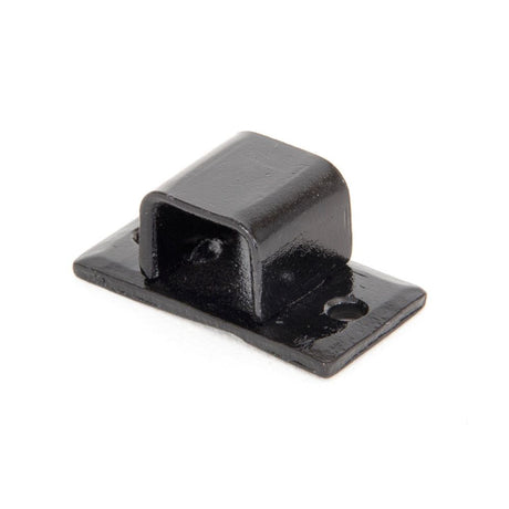 From The Anvil - Black Receiver Bridge for 4" Straight Bolt | Sku. 33013R | Trade Door Handles.