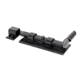 From The Anvil - Black 4" Straight Door Bolt | Sku. 33013 | Trade Door Handles.