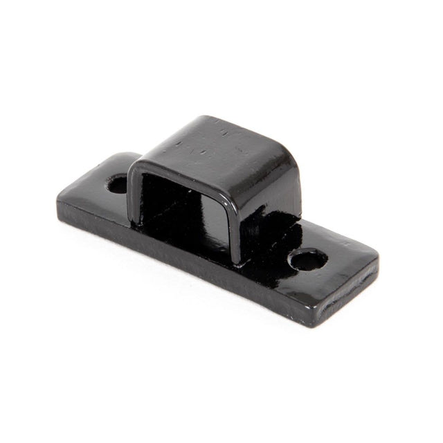 From The Anvil - Black Receiver Bridge for 6" Straight Bolt | Sku. 33015R | Trade Door Handles.