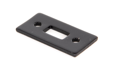 From The Anvil - Black Mortice Plate for 6" Cranked Bolt | Sku. 33016R | Trade Door Handles.