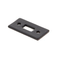 From The Anvil - Black Mortice Plate for 6" Cranked Bolt | Sku. 33016R | Trade Door Handles.