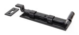 From The Anvil - Black 6" Cranked Door Bolt | Sku. 33016 | Trade Door Handles.