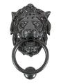 From The Anvil - Black Lion Head Door Knocker | Sku. 33018 | Trade Door Handles.