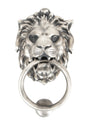 From The Anvil - Antique Pewter Lion Head Door Knocker | Sku. 33019 | Trade Door Handles.