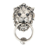 From The Anvil - Antique Pewter Lion Head Door Knocker | Sku. 33019 | Trade Door Handles.
