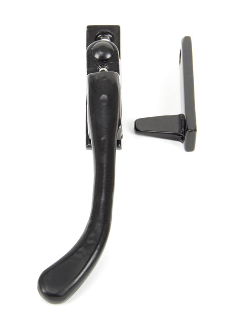 From The Anvil - Black Night-Vent Locking Peardrop Fastener - LH | Sku. 33023 | Trade Door Handles.