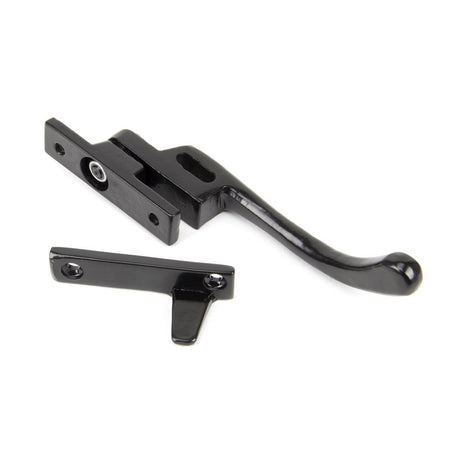 From The Anvil - Black Night-Vent Locking Peardrop Fastener - LH | Sku. 33023 | Trade Door Handles.