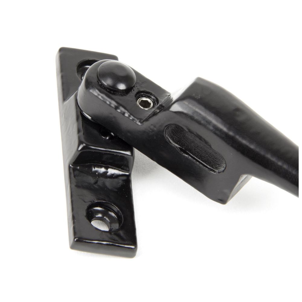 From The Anvil - Black Night-Vent Locking Peardrop Fastener - LH | Sku. 33023 | Trade Door Handles.