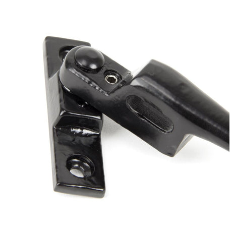 From The Anvil - Black Night-Vent Locking Peardrop Fastener - LH | Sku. 33023 | Trade Door Handles.