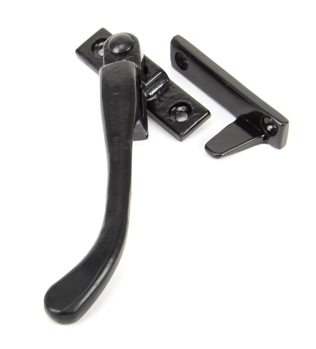 From The Anvil - Black Night-Vent Locking Peardrop Fastener - LH | Sku. 33023 | Trade Door Handles.