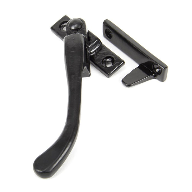 From The Anvil - Black Night-Vent Locking Peardrop Fastener - LH | Sku. 33023 | Trade Door Handles.