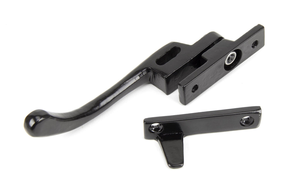 From The Anvil - Black Night-Vent Locking Peardrop Fastener - RH | Sku. 33024 | Trade Door Handles.