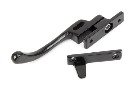 From The Anvil - Black Night-Vent Locking Peardrop Fastener - RH | Sku. 33024 | Trade Door Handles.