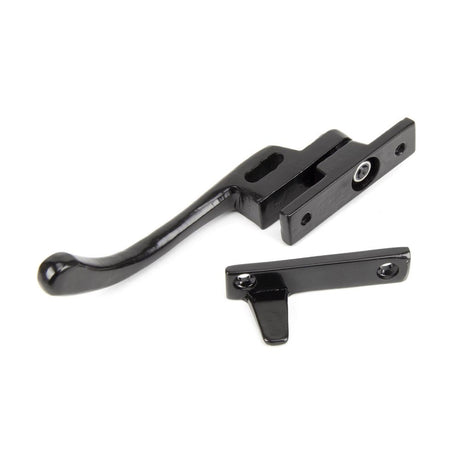 From The Anvil - Black Night-Vent Locking Peardrop Fastener - RH | Sku. 33024 | Trade Door Handles.
