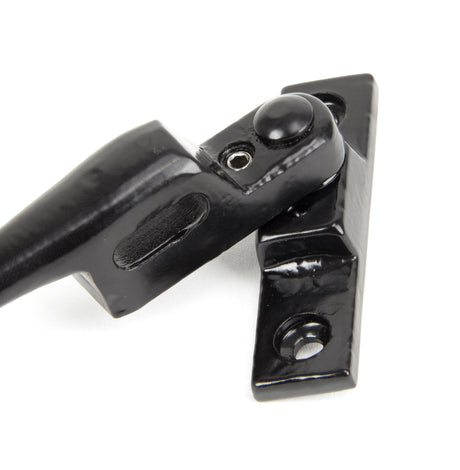From The Anvil - Black Night-Vent Locking Peardrop Fastener - RH | Sku. 33024 | Trade Door Handles.
