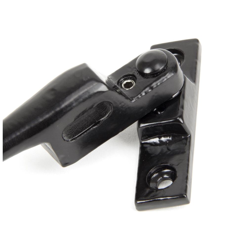 From The Anvil - Black Night-Vent Locking Peardrop Fastener - RH | Sku. 33024 | Trade Door Handles.