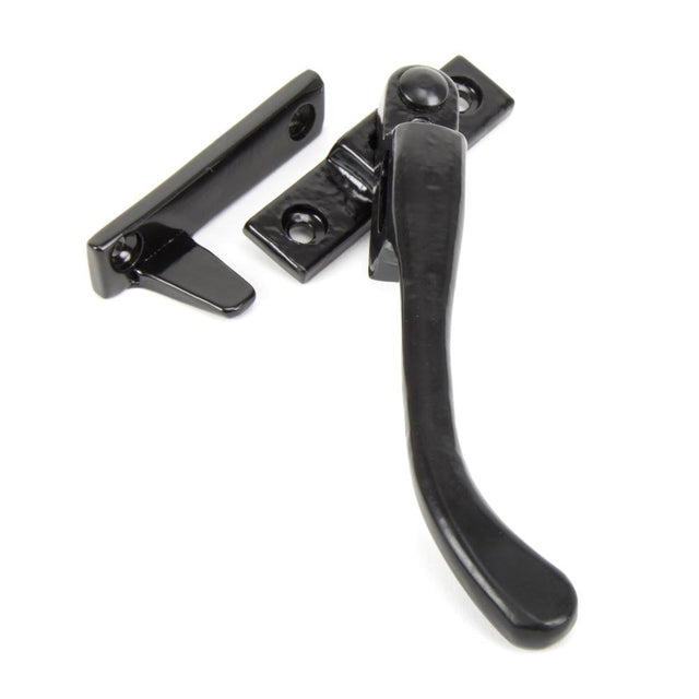 From The Anvil - Black Night-Vent Locking Peardrop Fastener - RH | Sku. 33024 | Trade Door Handles.