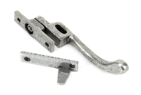 From The Anvil - Pewter Night-Vent Locking Peardrop Fastener - LH | Sku. 33025 | Trade Door Handles.