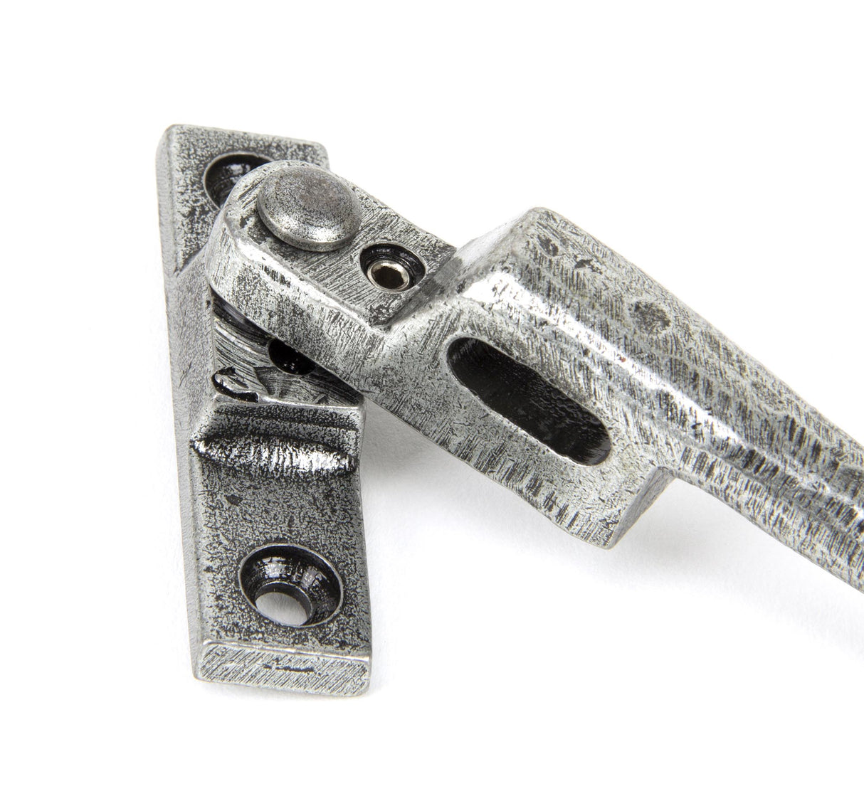 From The Anvil - Pewter Night-Vent Locking Peardrop Fastener - LH | Sku. 33025 | Trade Door Handles.