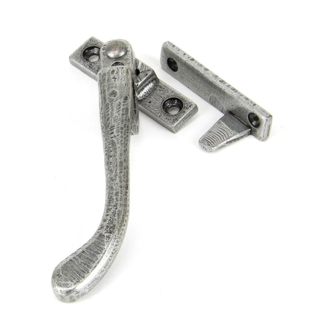 From The Anvil - Pewter Night-Vent Locking Peardrop Fastener - LH | Sku. 33025 | Trade Door Handles.